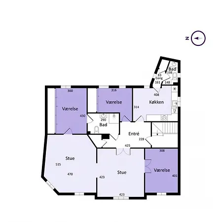 Διαμέρισμα Central, Charmerende